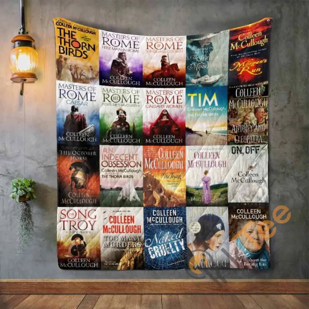 Colleen McCullough Books  Blanket TH1707 Quilt