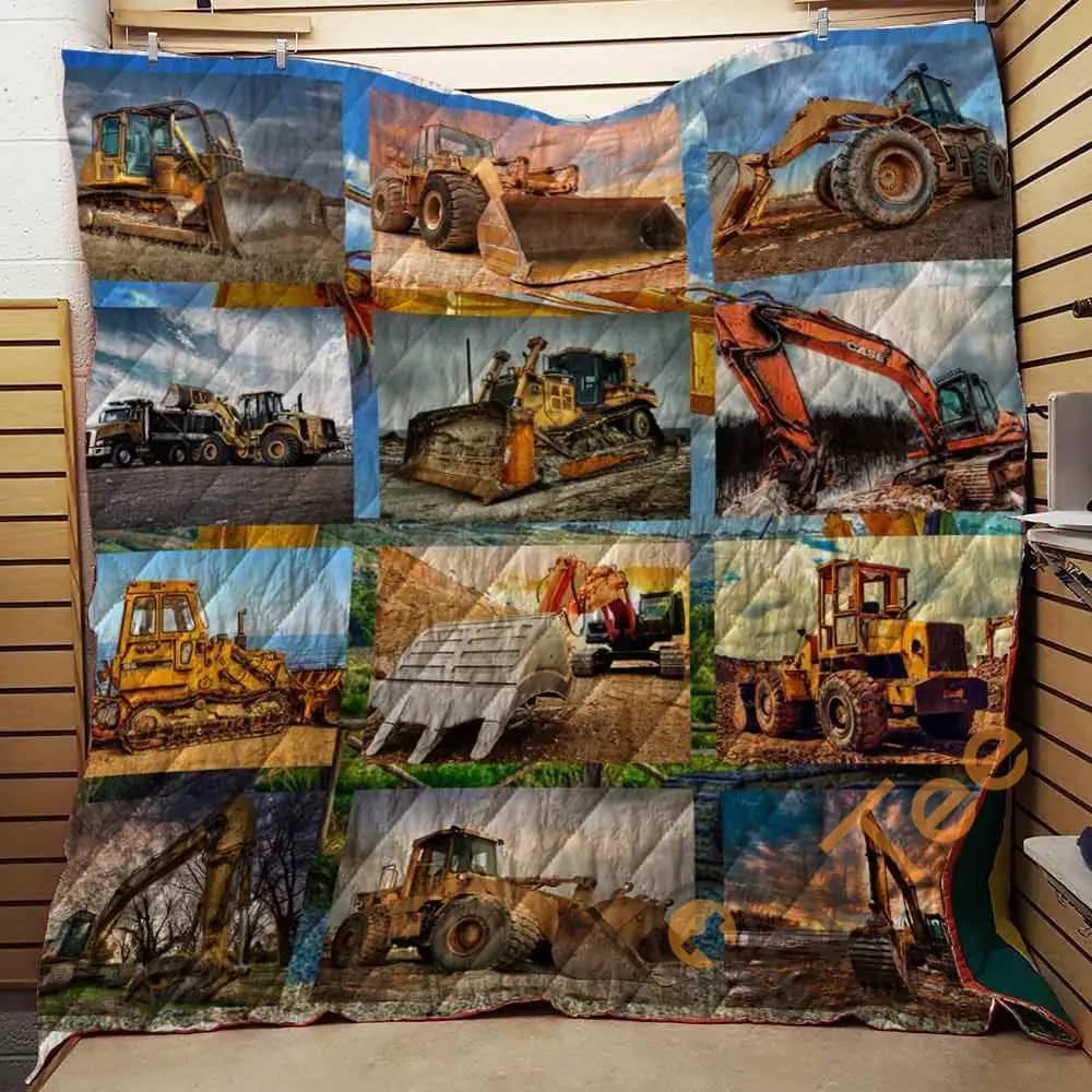 Cool Tool Of Heavy Equipment Operator  Blanket Th1707 Quilt