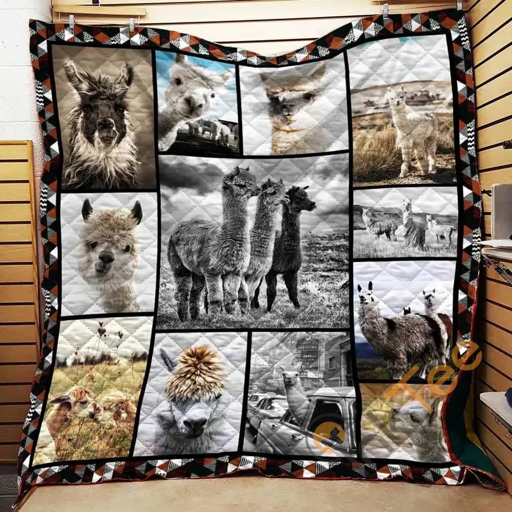 Cute Alpaca  Blanket Th1707 Quilt