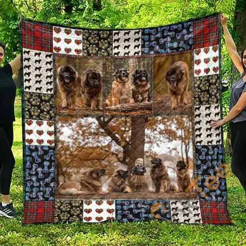 Cute Leonberger Pets Dog Lover 3D  Blanket Th0607 Quilt