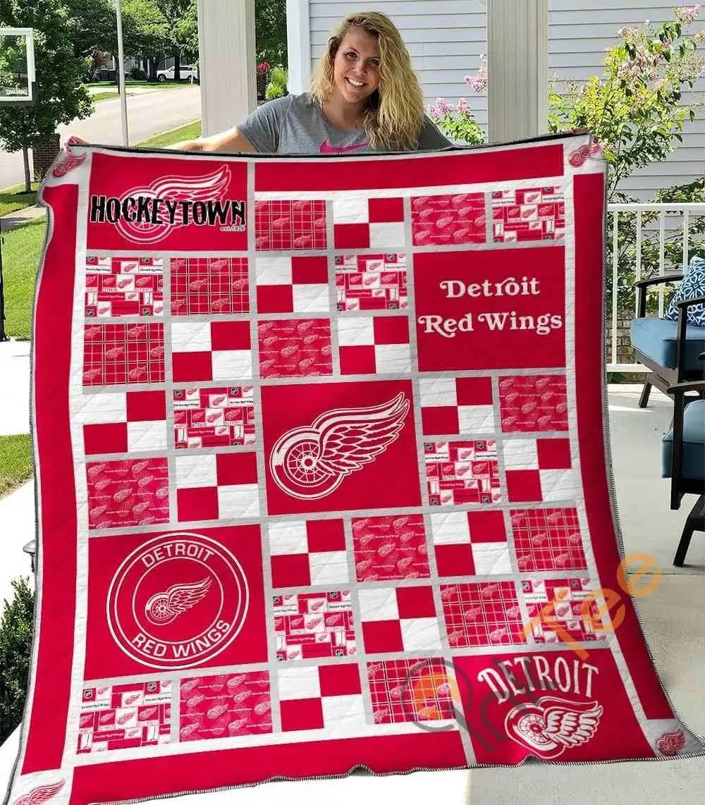 Detroit Red Wings V2  Blanket TH0107 Quilt