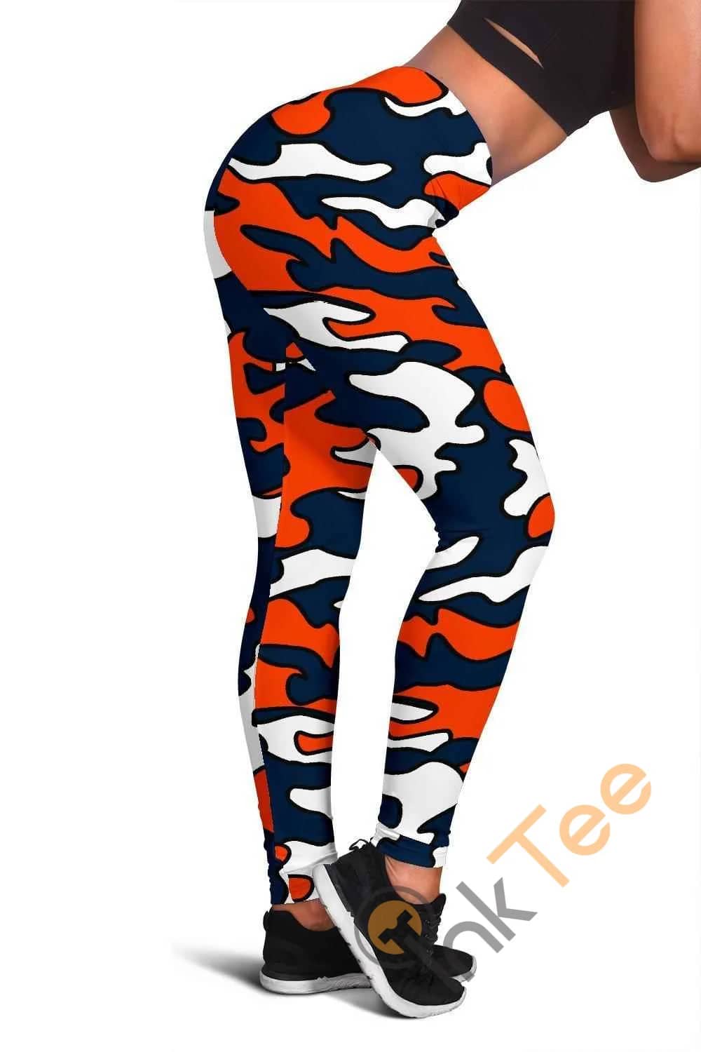 Detroit Tigers Inspired Tru Camo 3D All Over Print For Yoga Fitness Fashion Women's Leggings