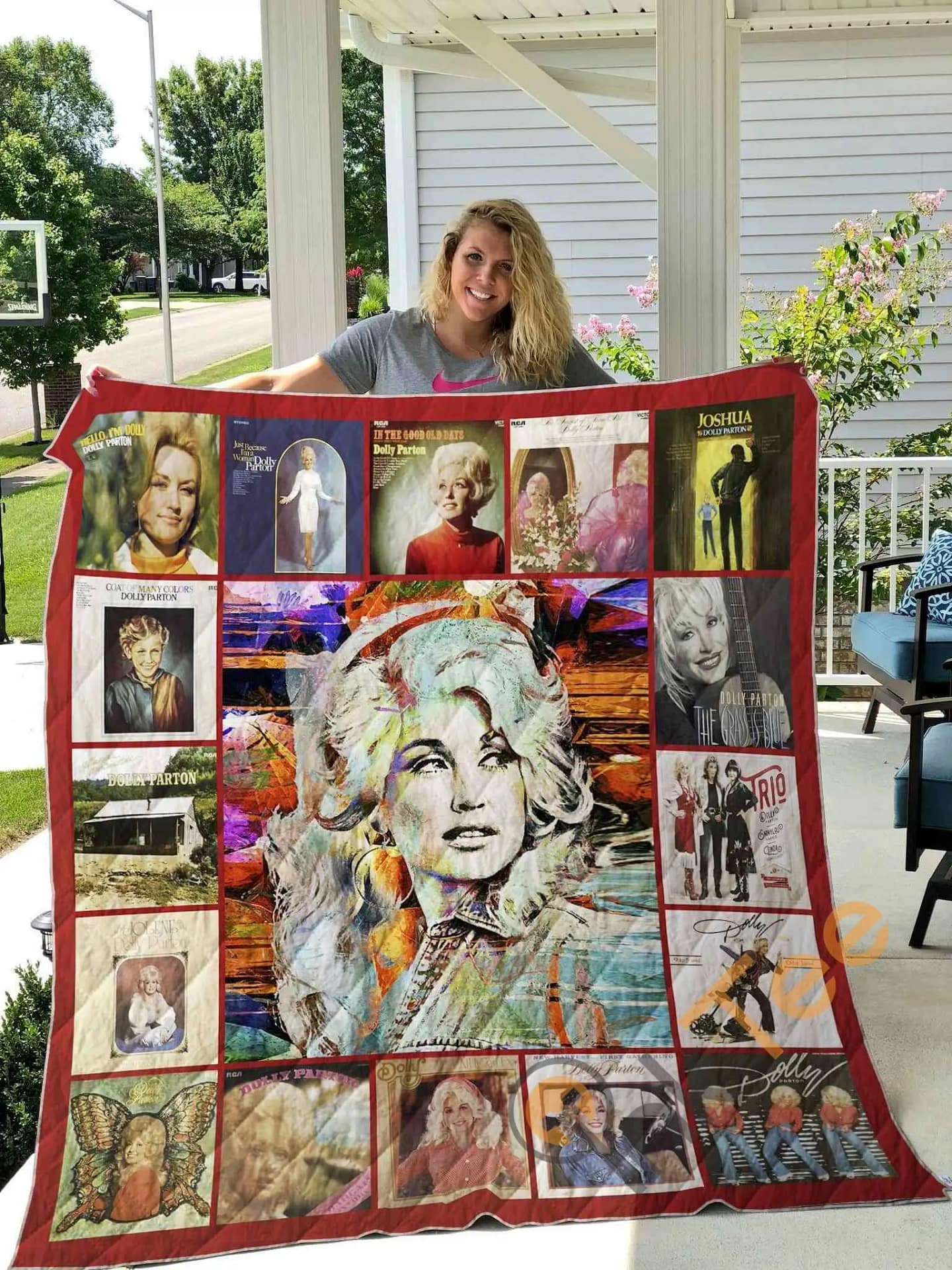 Dolly Parton Style 2  Blanket TH1707 Quilt