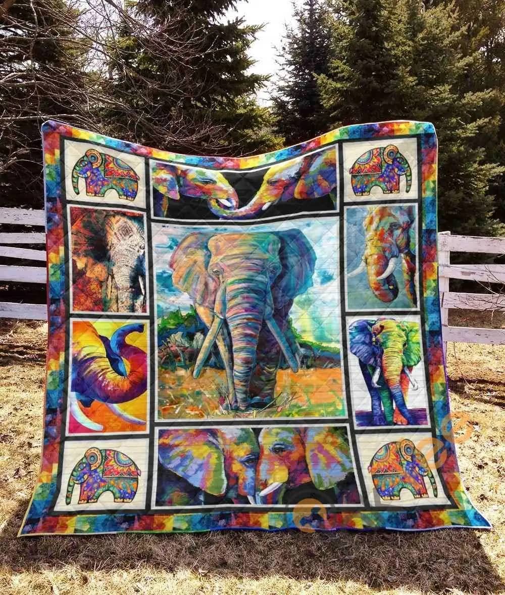 Elephant Ver11  Blanket Th1507 Quilt