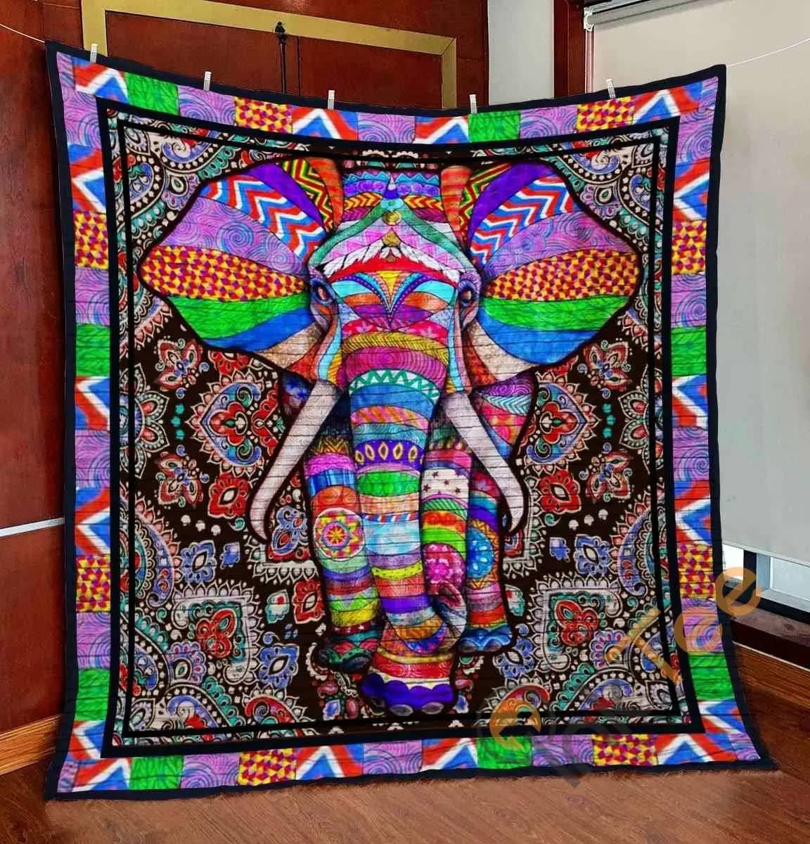 Elephant Ver18  Blanket Th1507 Quilt