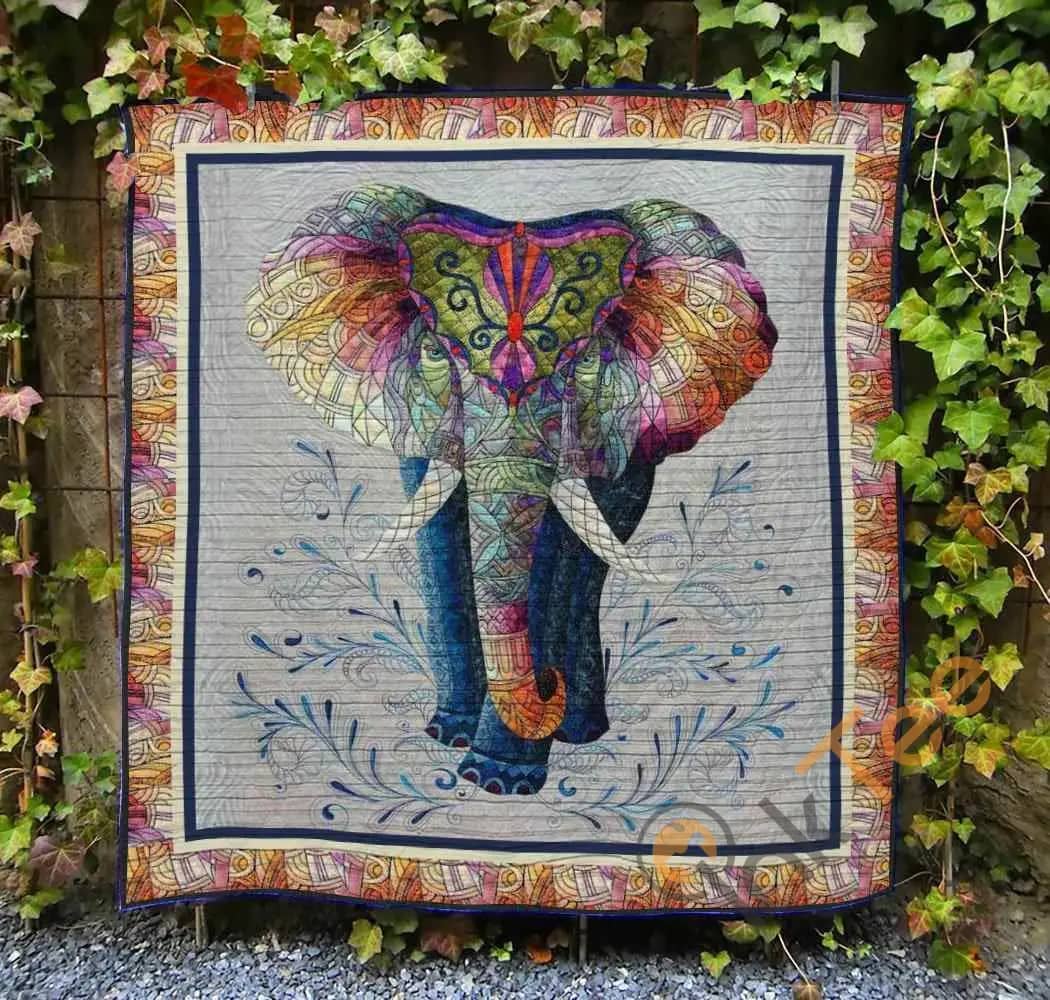 Elephant Ver8  Blanket Th1507 Quilt