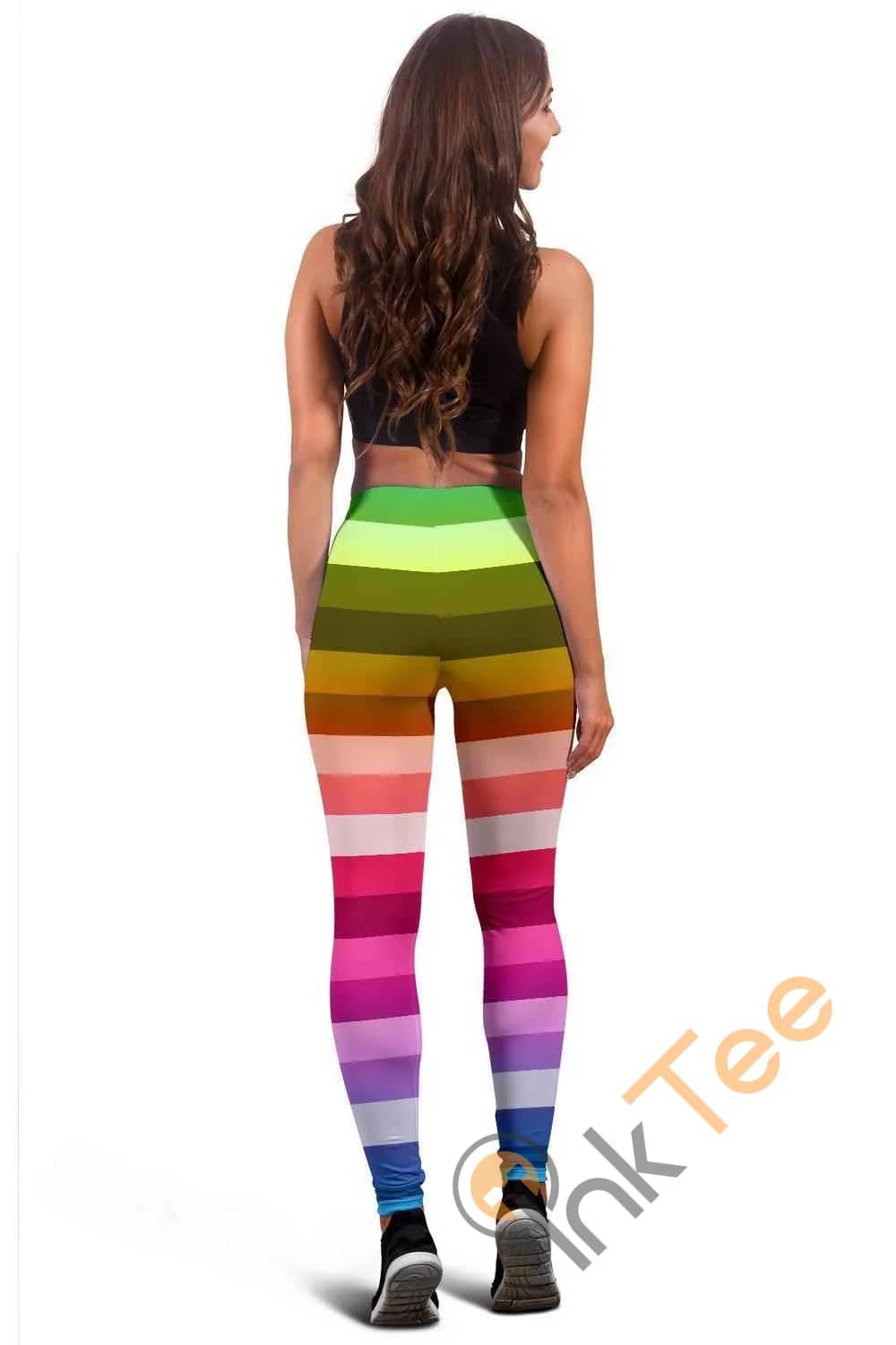 Everyone's Rainbow 3D All Over Print For Yoga Fitness Women's Leggings
