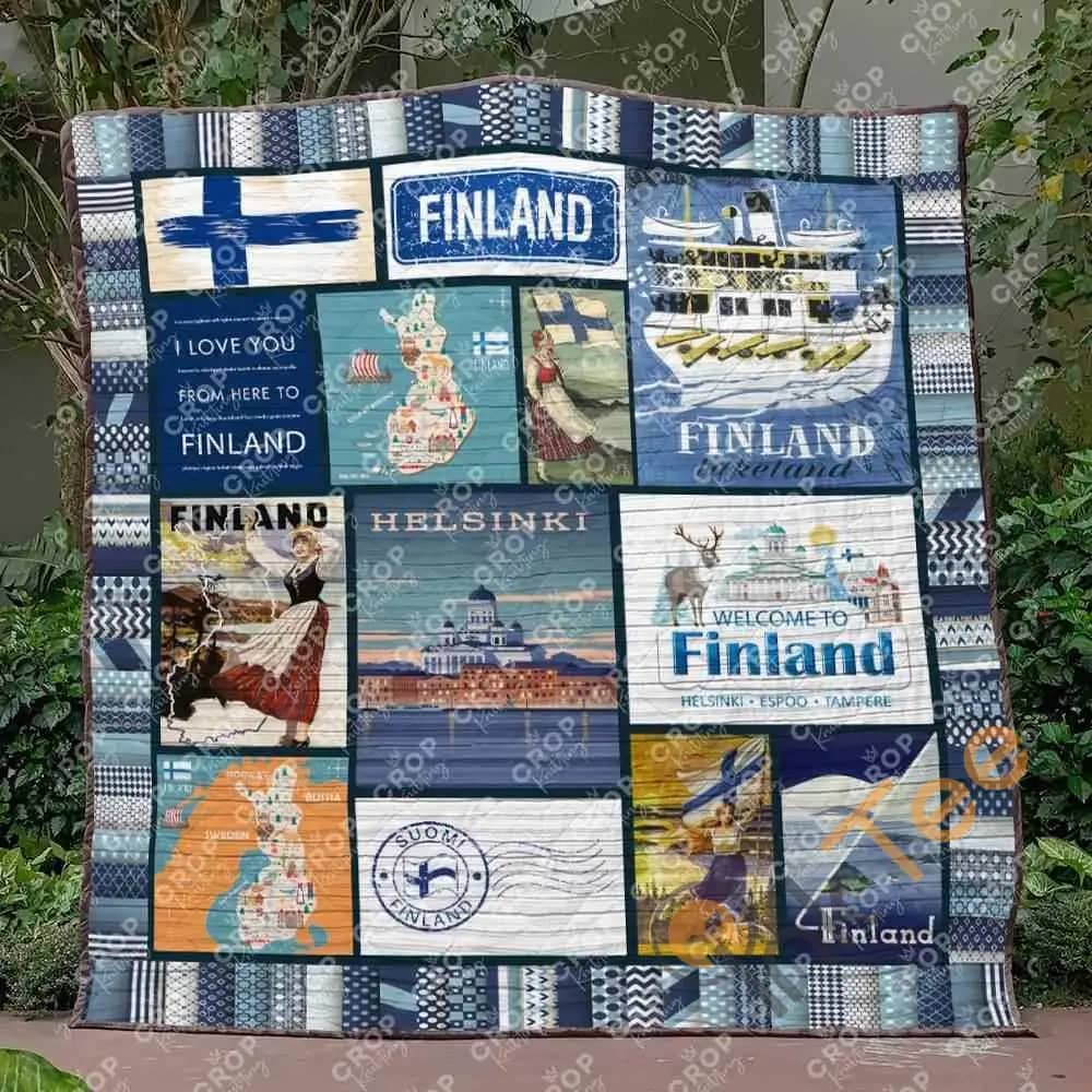 Finland  Blanket Th1307 Quilt