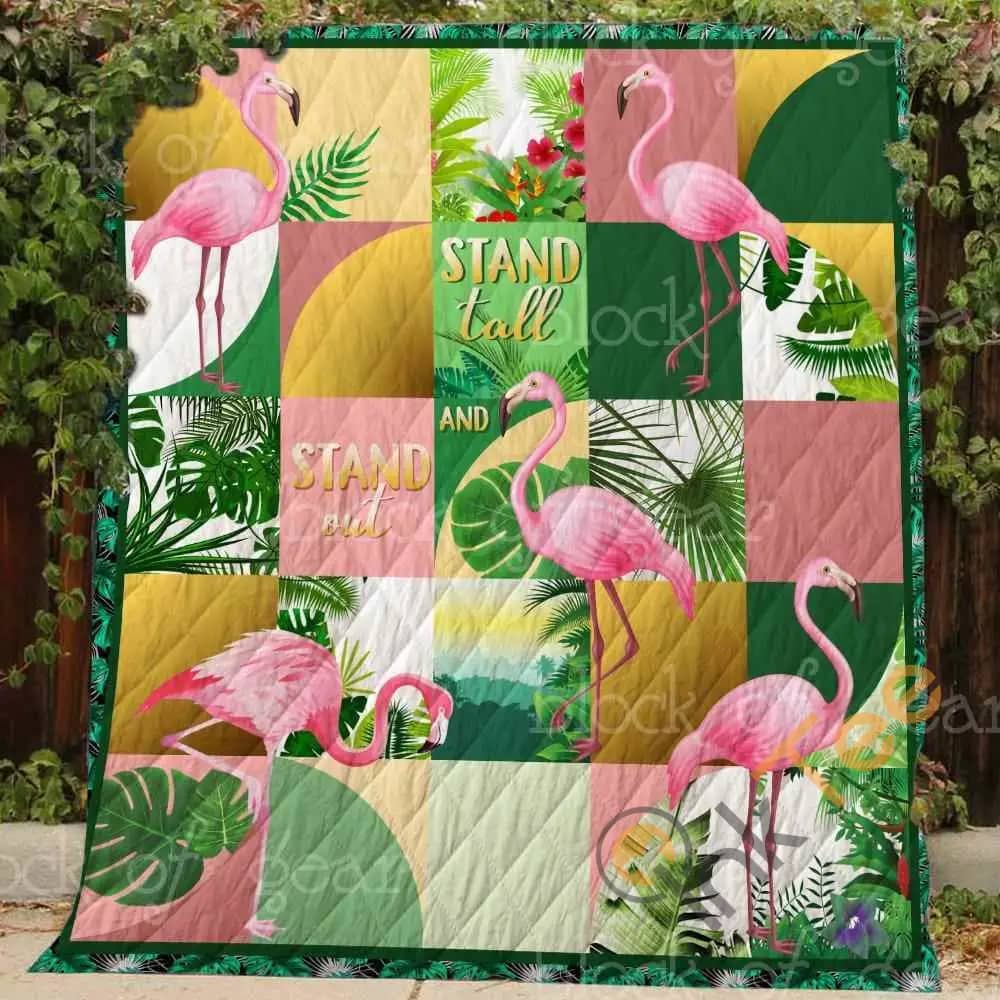 Flamingo  Blanket Kc1807 Quilt