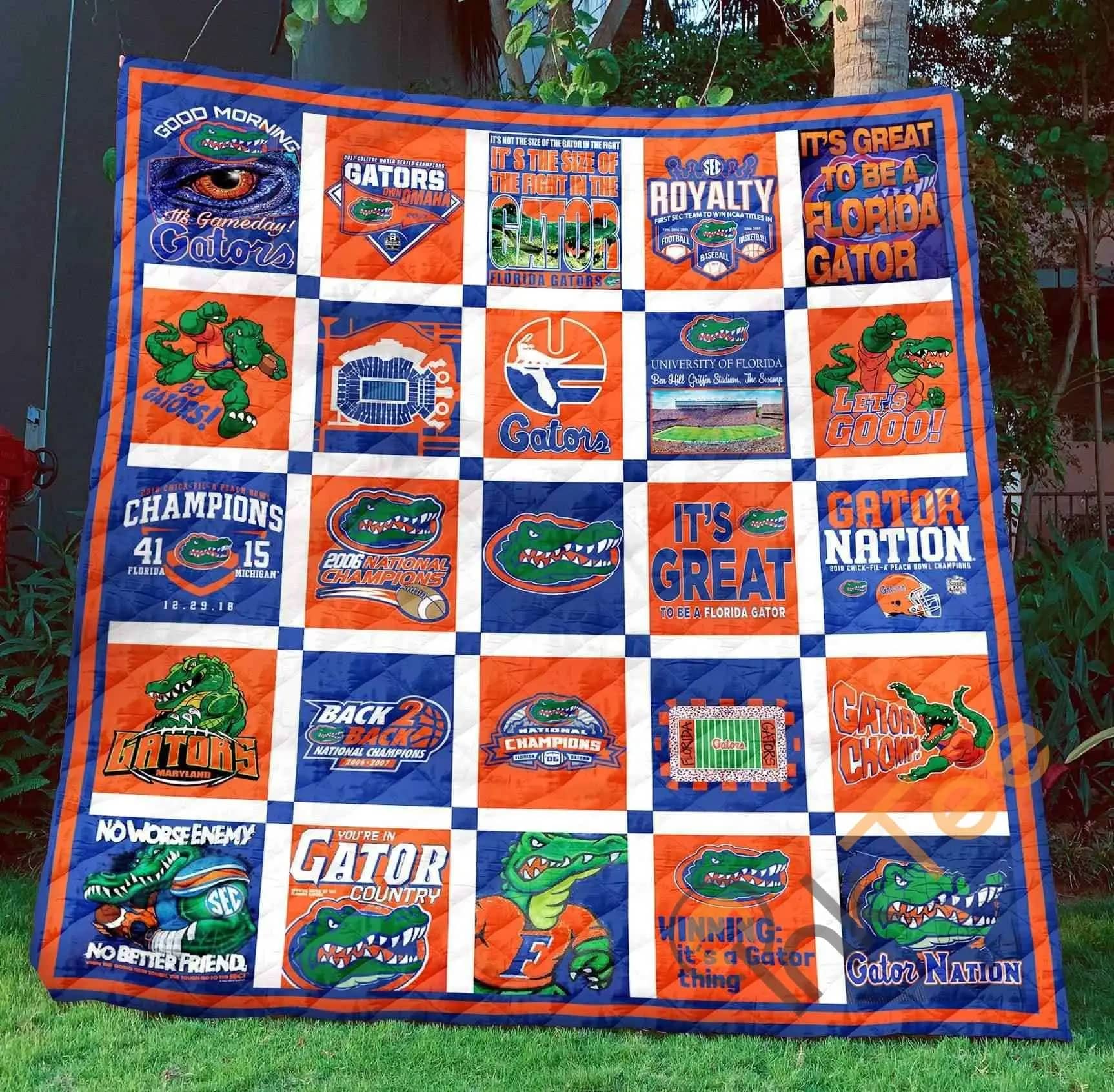 Florida Gators  Blanket Th1507 Quilt