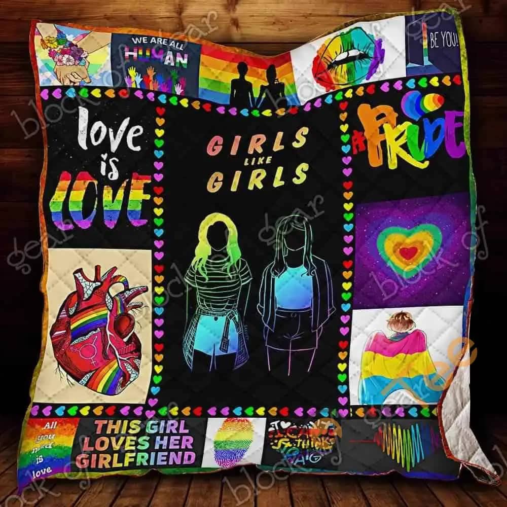 Girls Like Girls   Blanket Kc1807 Quilt
