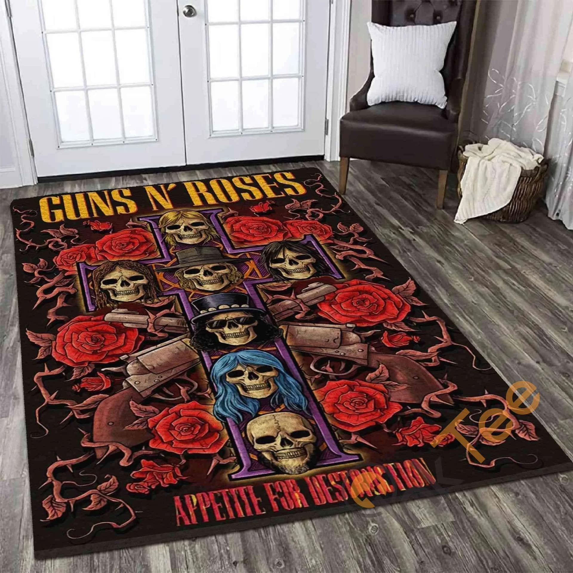 Guns N' Roses Area  Amazon Best Seller Sku 2182 Rug