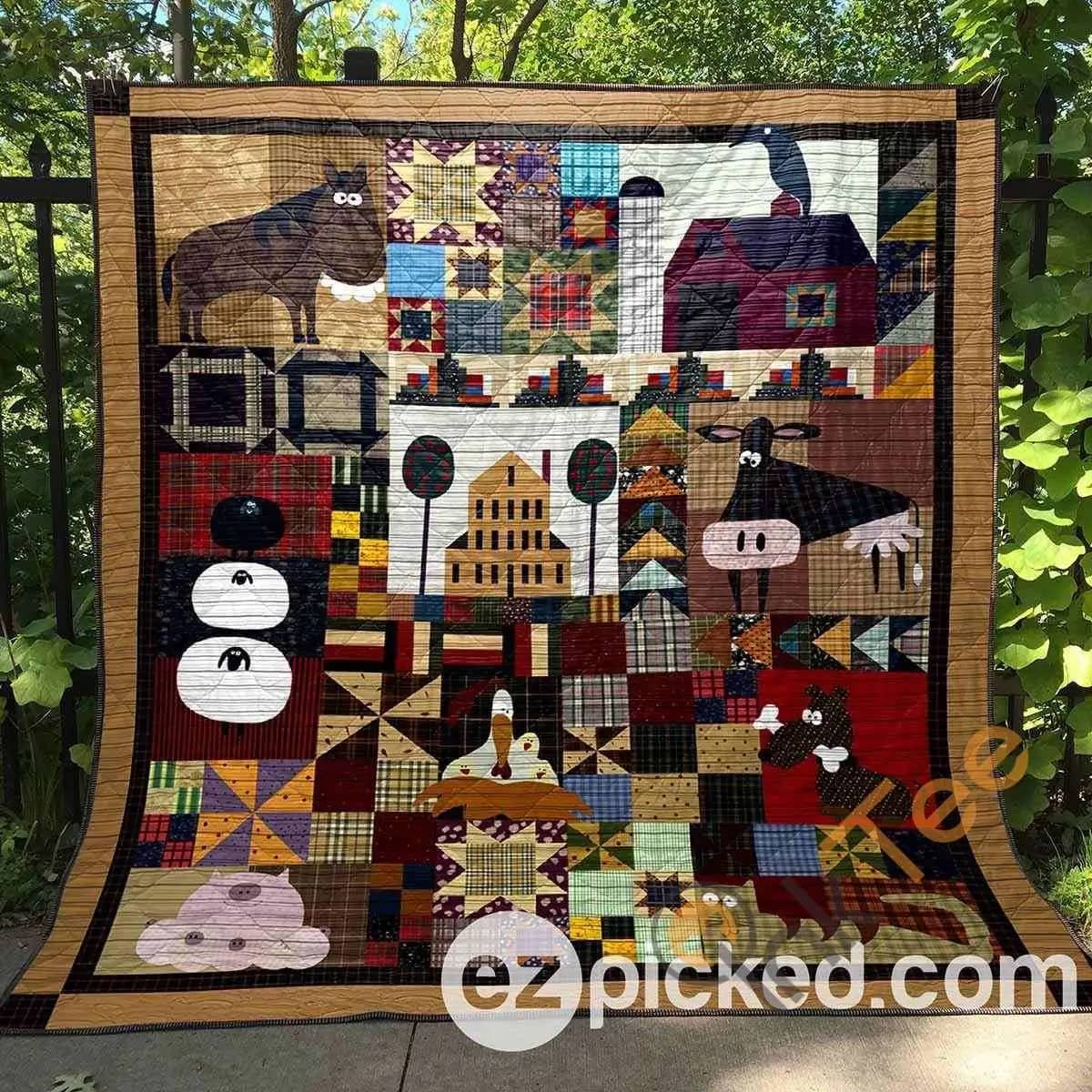 Happy Family  Blanket TH0107 Quilt