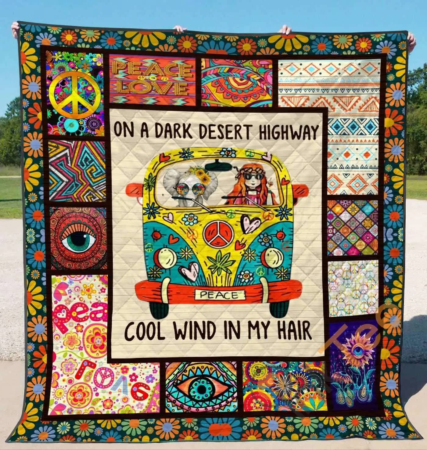 Hippie Ver5  Blanket Th1507 Quilt