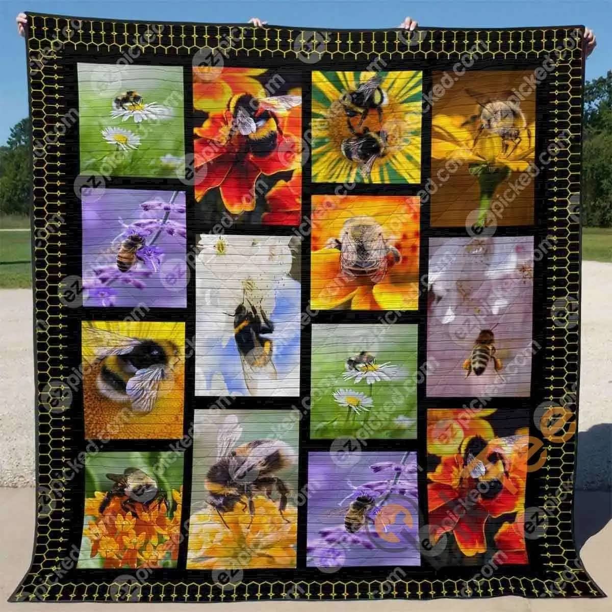 Honey Bee  Blanket TH2906 Quilt