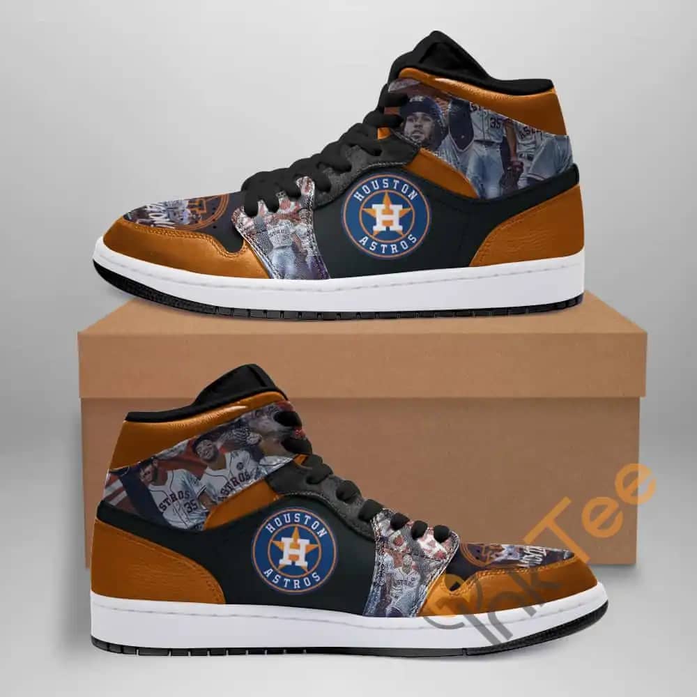 Houston Astros Custom Air Jordan Shoes