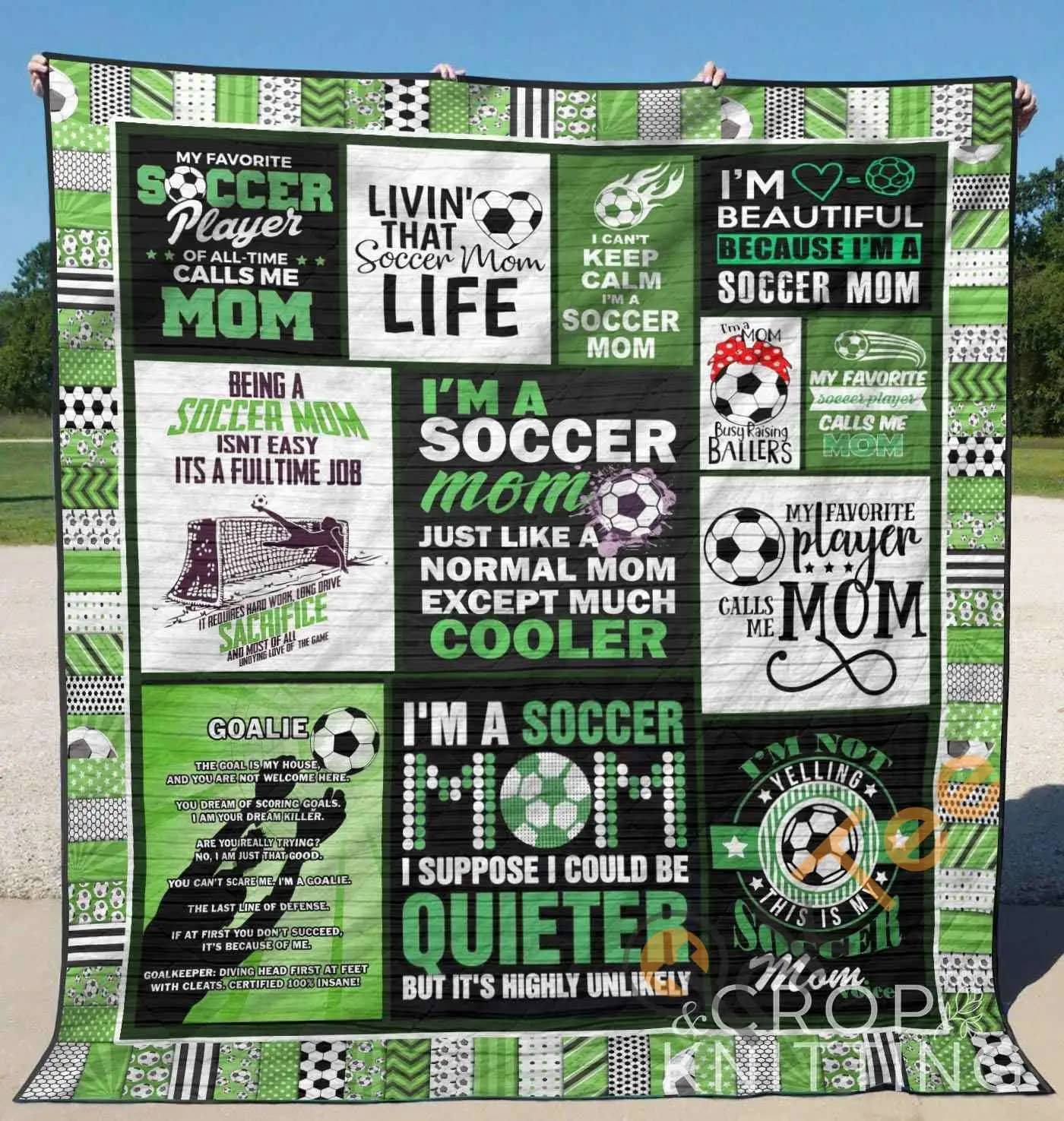 I Am The Soccer Mom  Blanket Th1307 Quilt