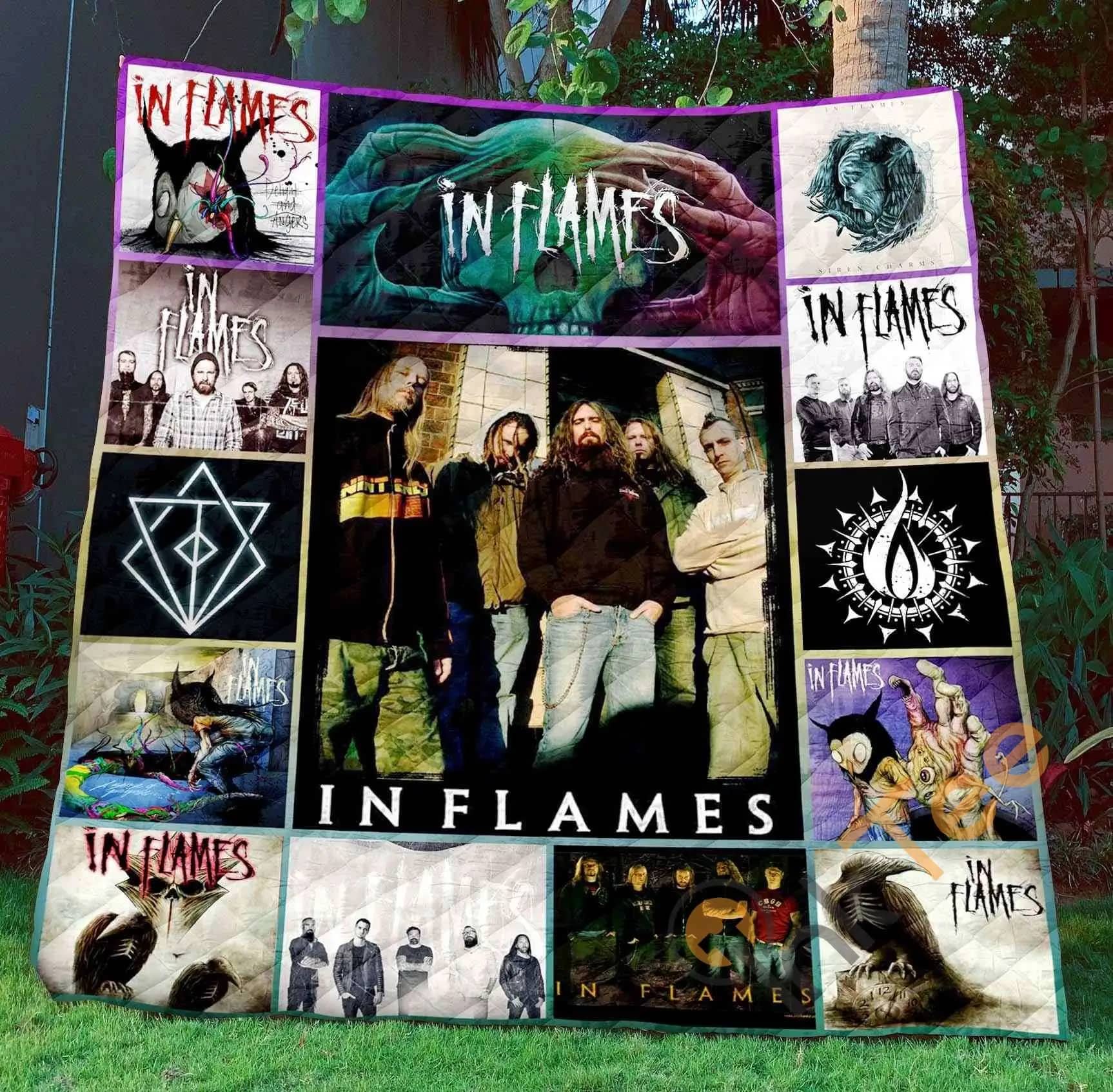 In Flames  Blanket Th1507 Quilt