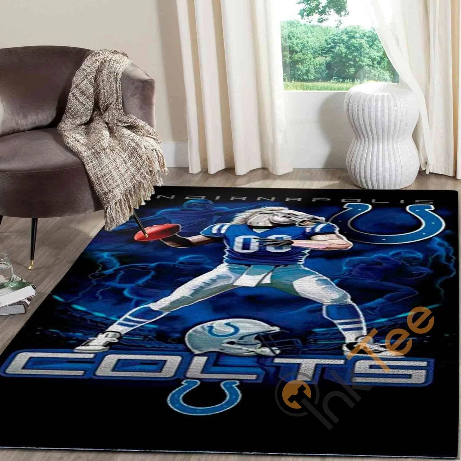 Indianapolis Colts Area  Amazon Best Seller Sku 2266 Rug
