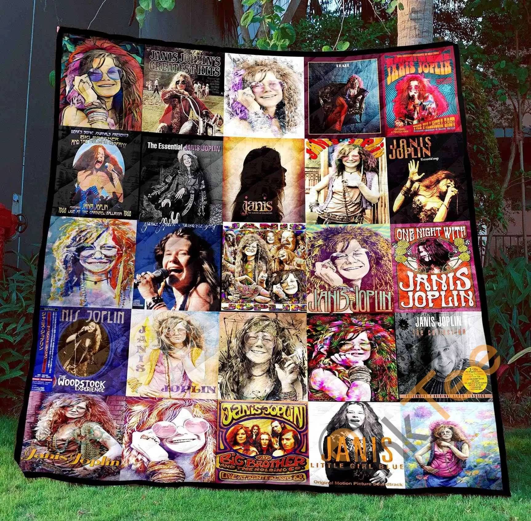 Janis Joplin  Blanket Th1507 Quilt