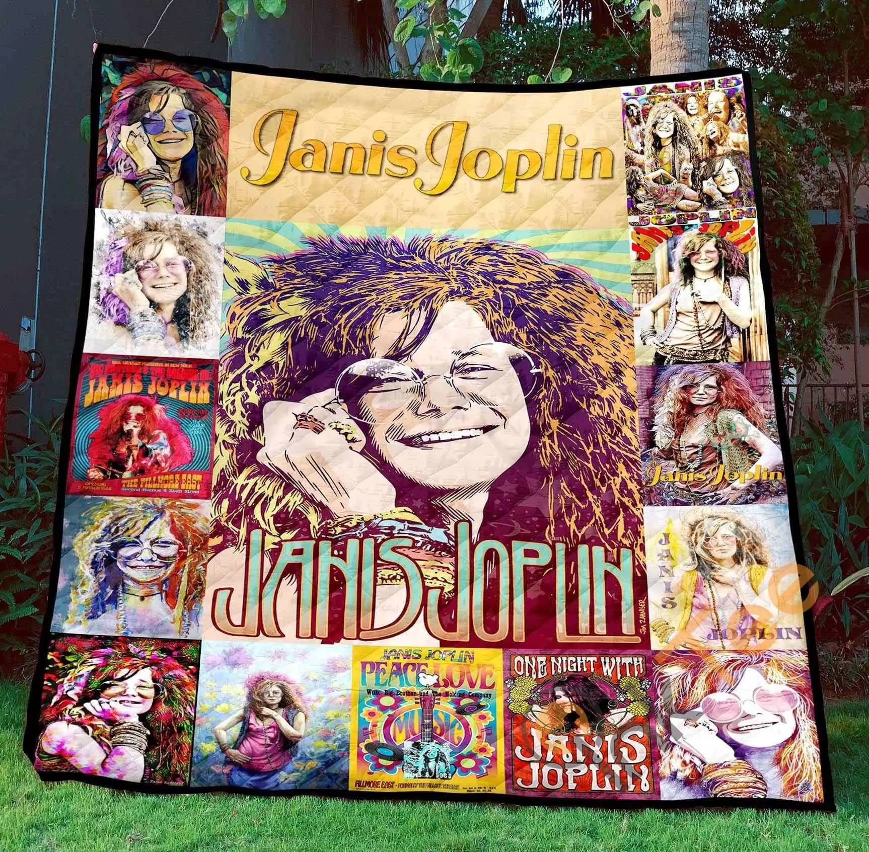 Janis Joplin Ver1  Blanket Th1507 Quilt
