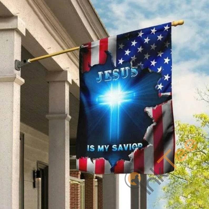 Jesus American Is My Savior Us Sku 0222 House Flag