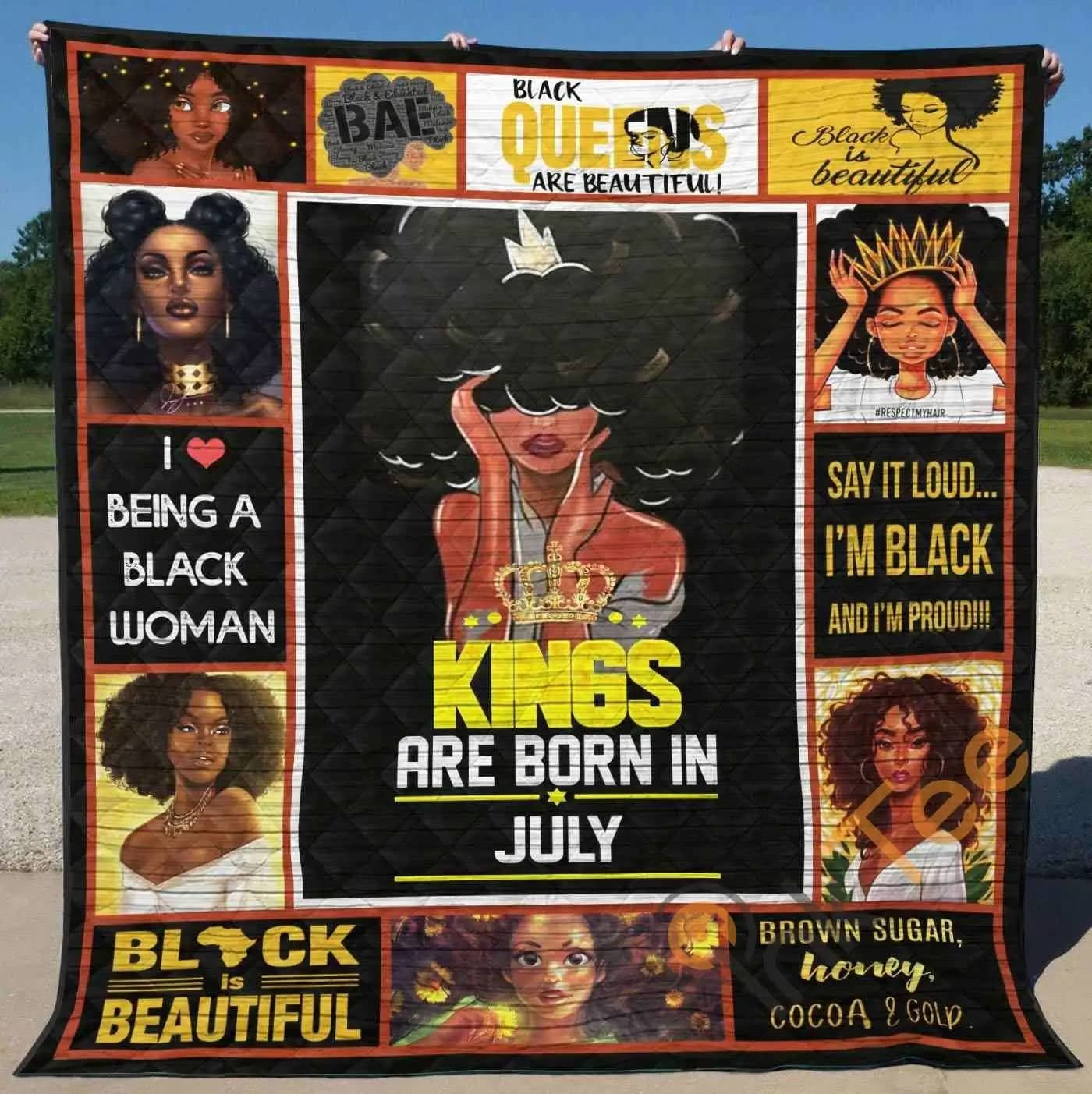 July Black Women  Blanket Th1507 Quilt