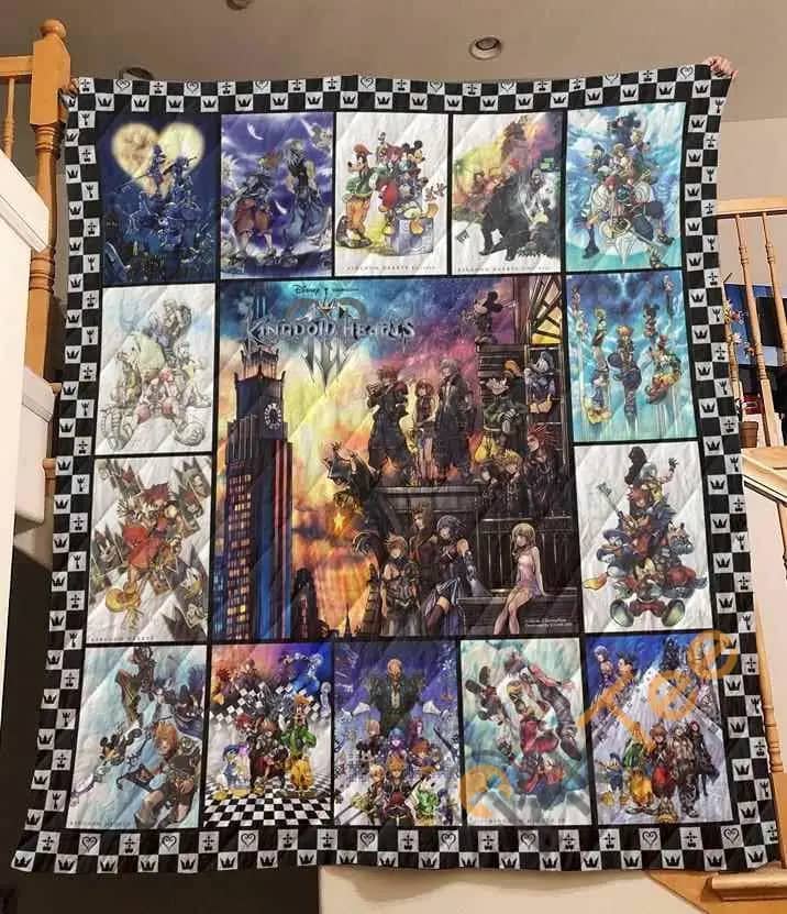 Kingdom Hearts  Blanket Th1507 Quilt