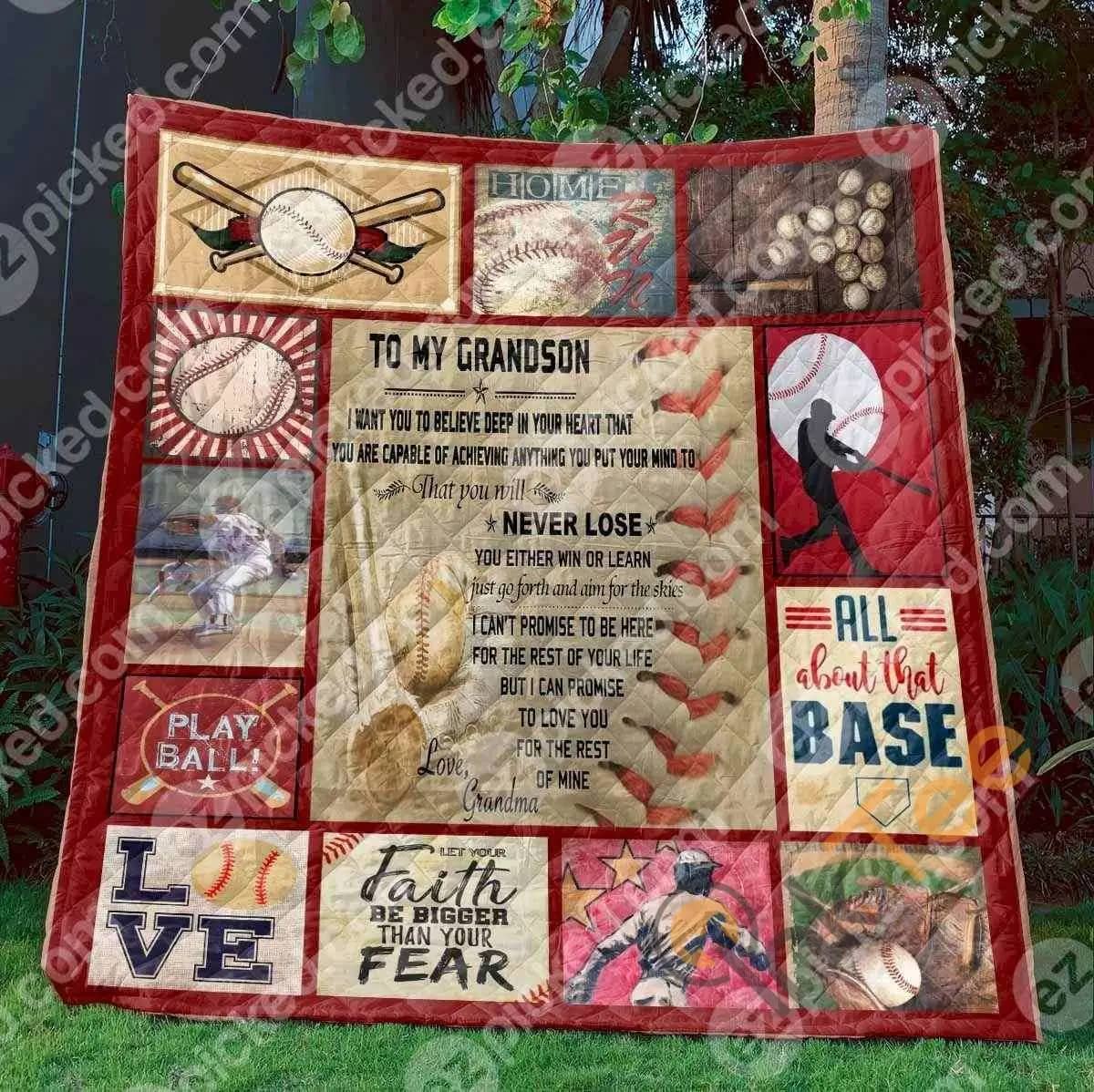 Let Your Faith Be Bigger Than Your Fear  Blanket TH0107 Quilt