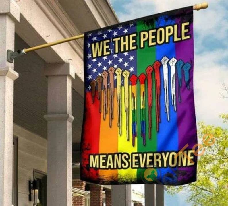 Lgbt We The People Means Every Sku 0303 House Flag