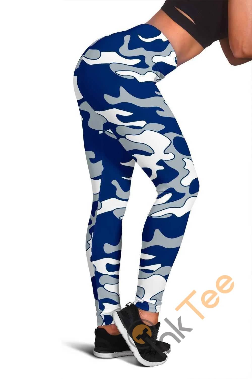 Los Angeles Dodgers Inspired Tru Camo 3D All Over Print For Yoga Fitness Fashion Women'S Leggings