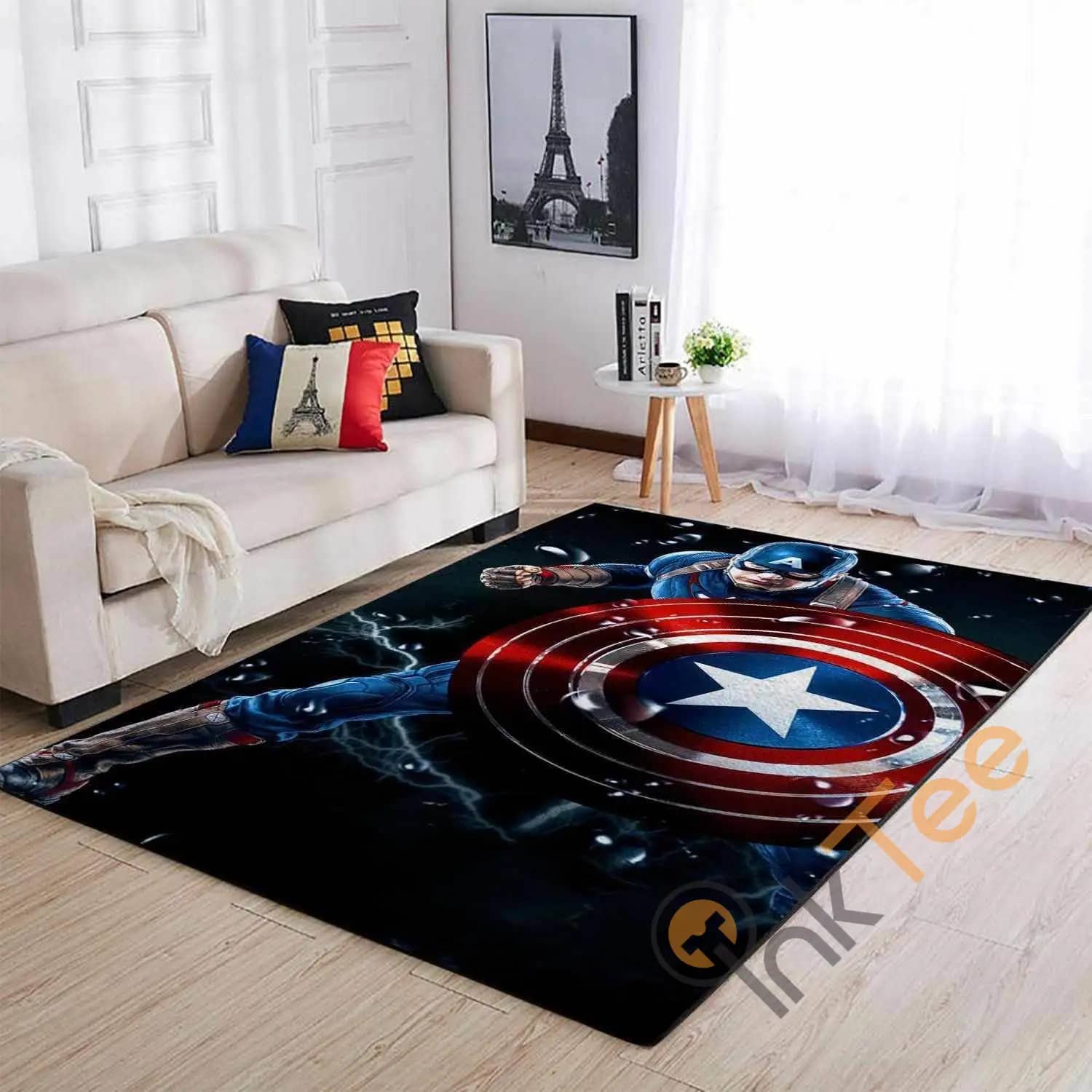 Marvel Superhero Captain America Area  Amazon Best Seller Sku 787 Rug