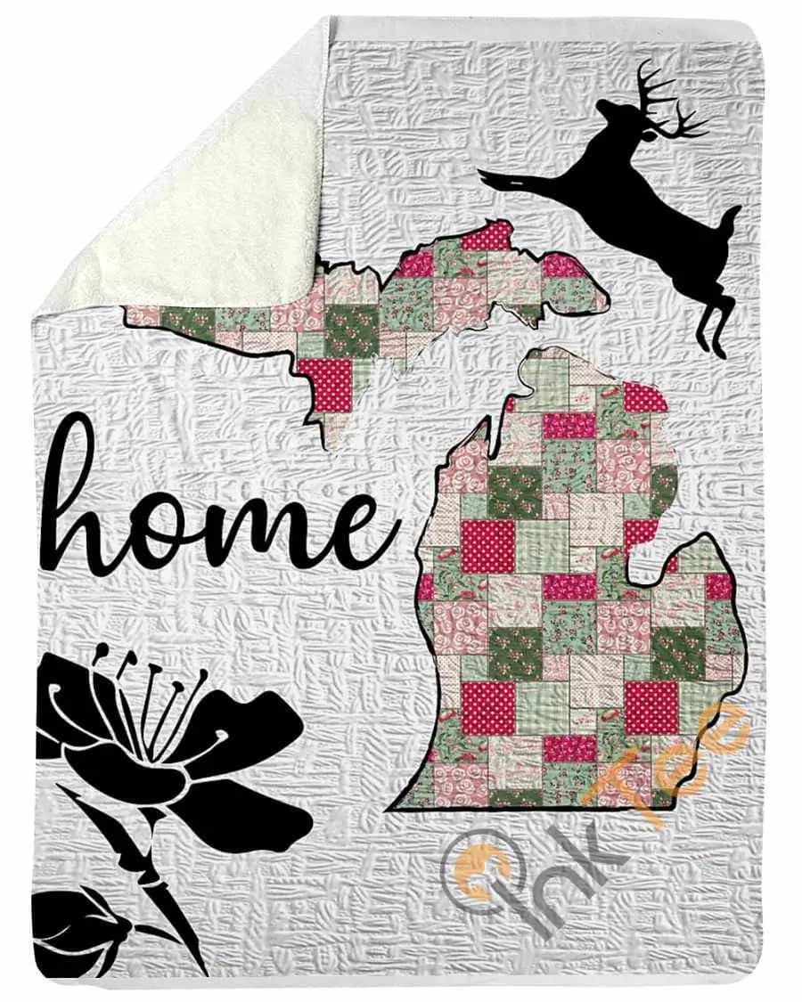 Michigan Home Fleece Blanket
