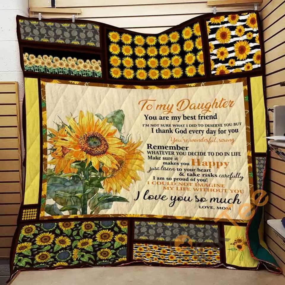 MOM TO DAUGHTER - YOU ARE MY BEST FRIEND  Blanket TH0907 Quilt