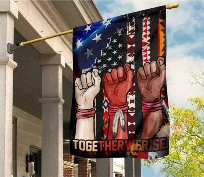 Native America Together We Rise Sku 0300 House Flag