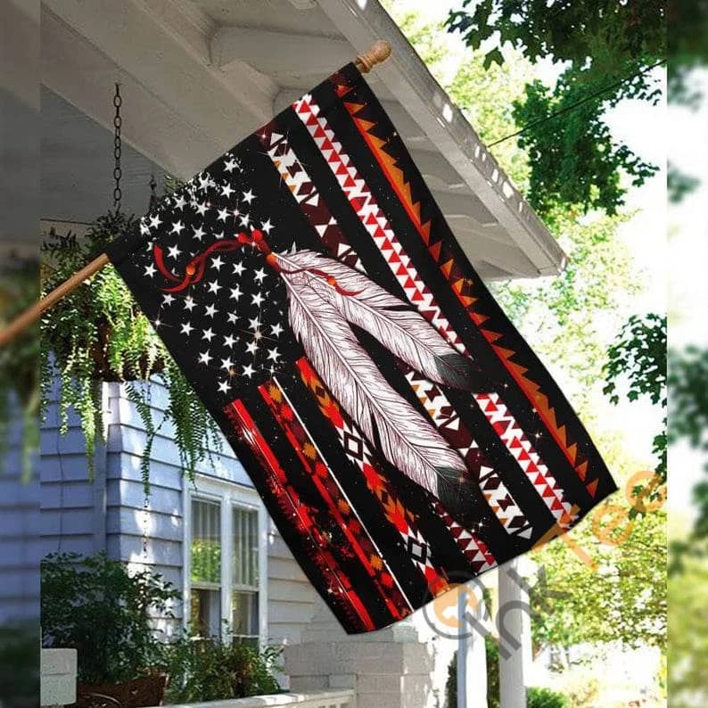 Native American Hippie Rustic Country Decor Sku 0168 House Flag