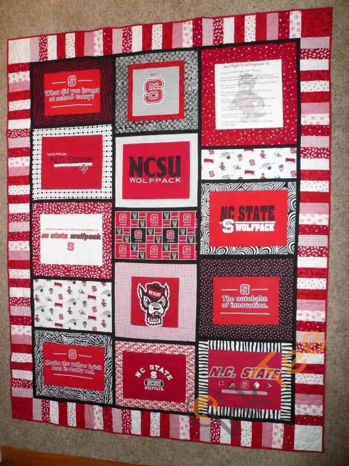 Nc State Wolfpack Ver3  Blanket Th1507 Quilt