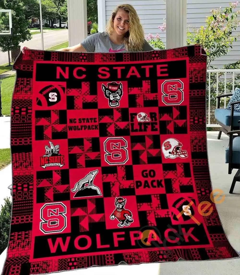 Nc State Wolfpack Ver4  Blanket Th1507 Quilt