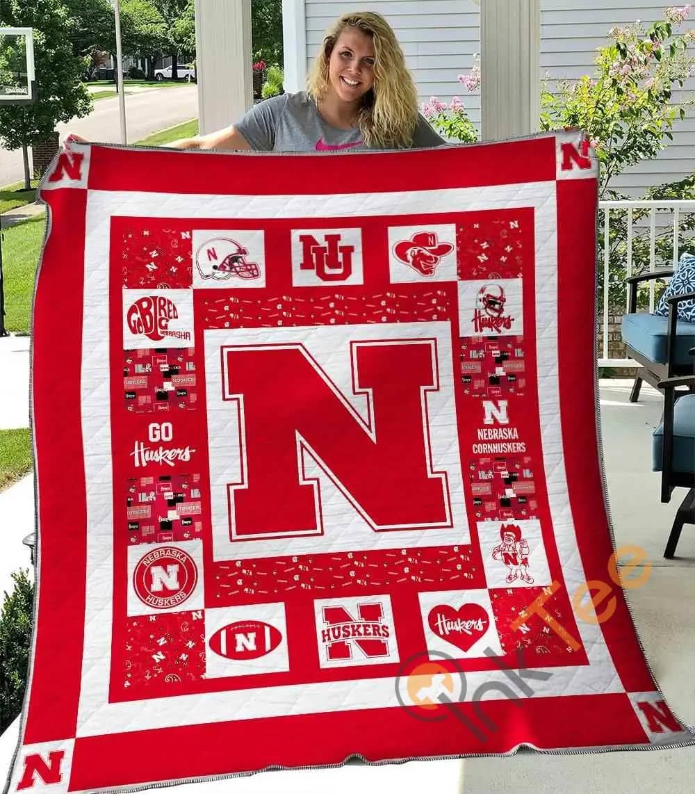 Nebraska Cornhuskers Ver1  Blanket Th1507 Quilt