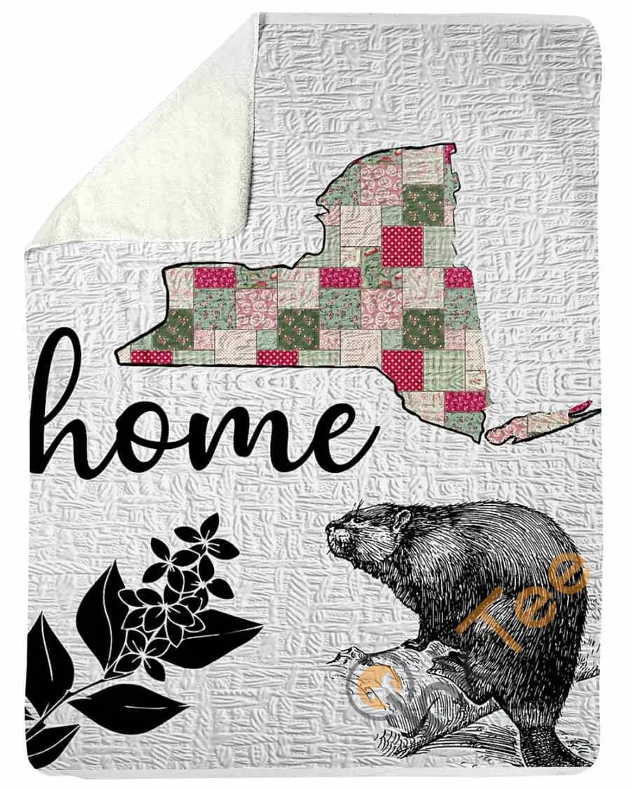 New York Home Fleece Blanket