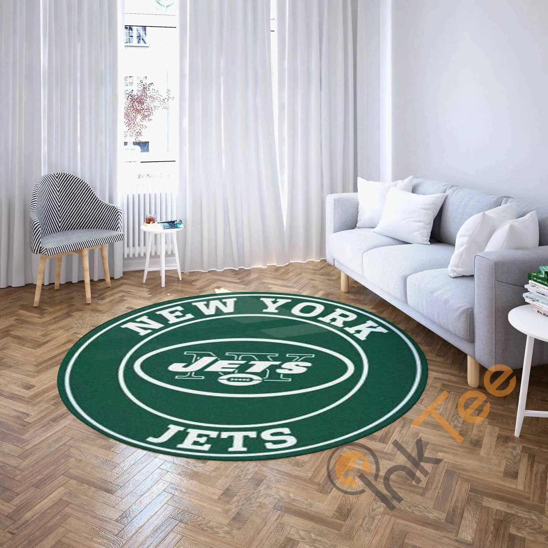 New York Jets Round Carpet Nfl Football Amazon Best Seller Sku 384 Rug