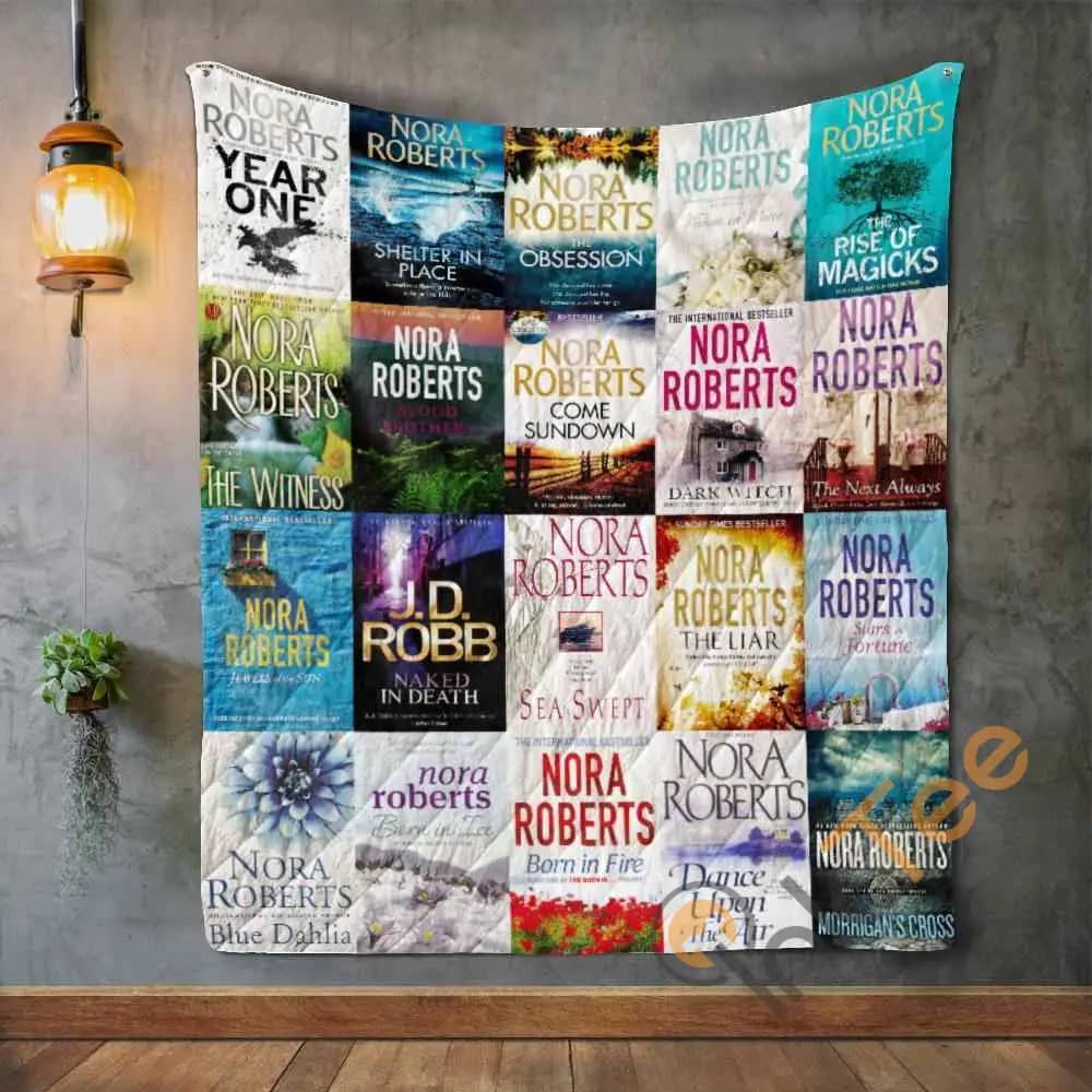 Nora Roberts Books  Blanket TH1707 Quilt