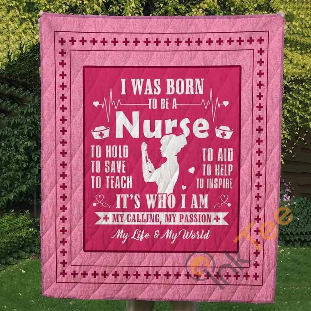 Nurse I Was Born To Be 3d  Blanket TH1707 Quilt
