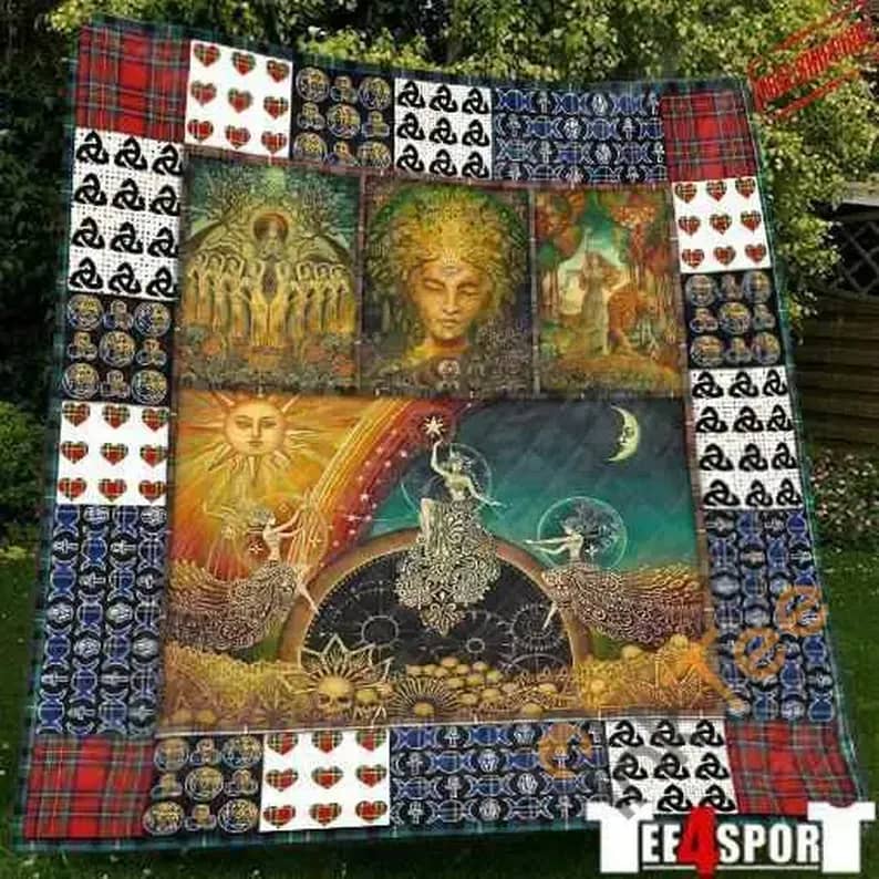 PAGANISM MOTHER EARTH GODDESS NEO PAGAN 3D  Blanket TH0607 Quilt