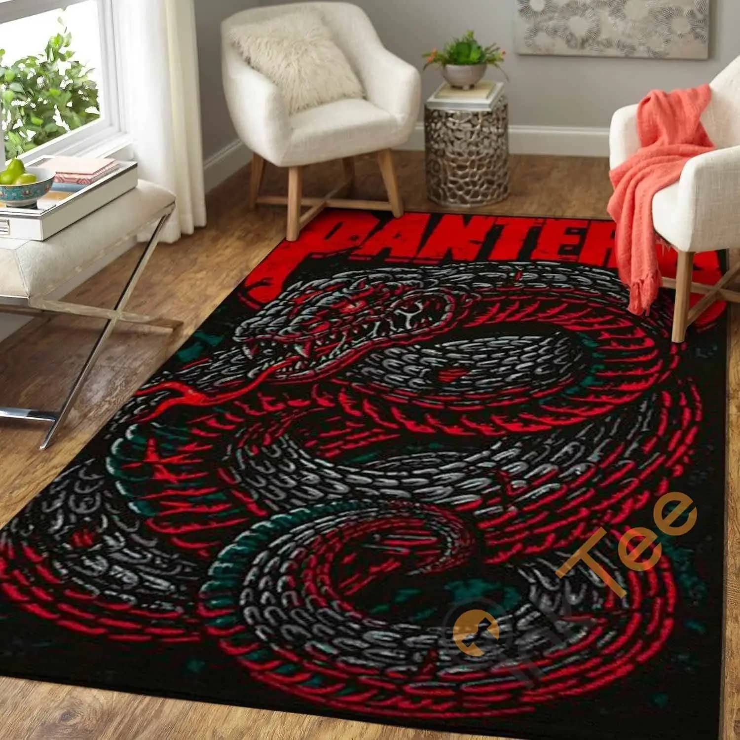 Pantera Venomous Snake Area  Amazon Best Seller Sku 633 Rug