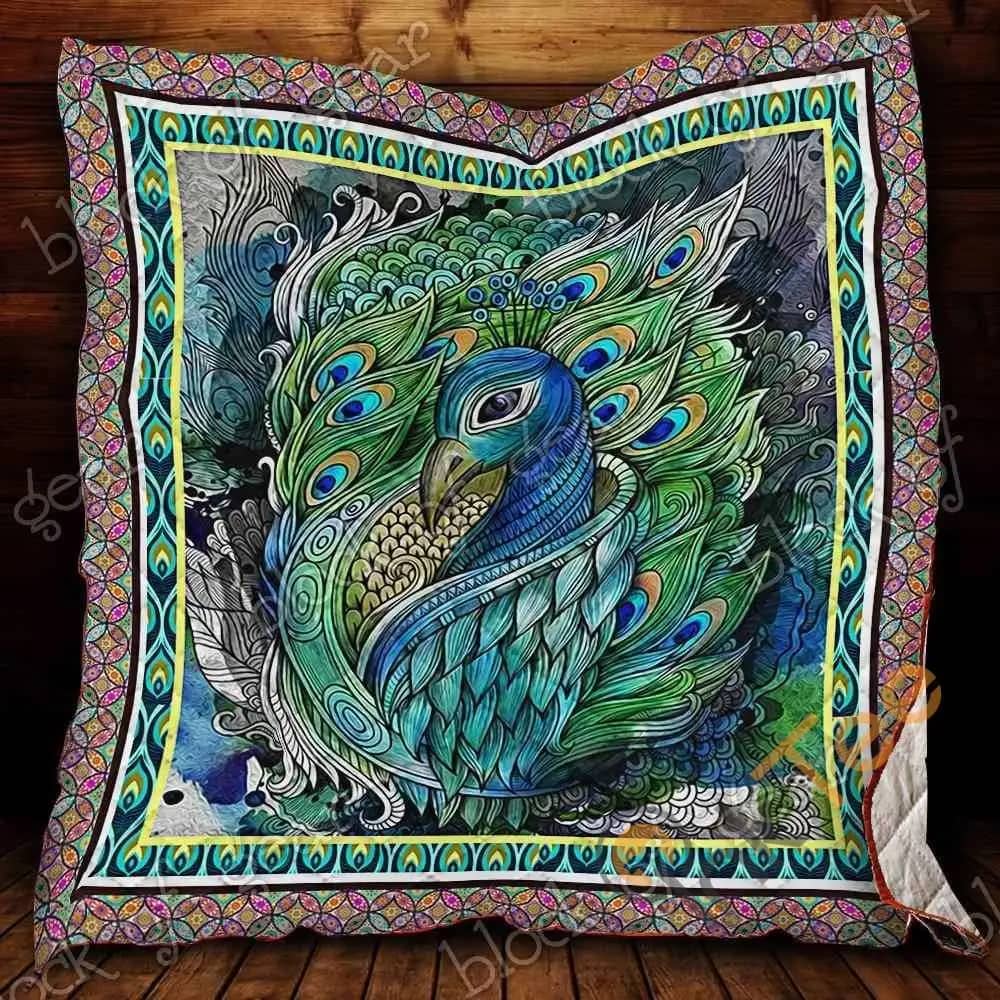 Peacock  Blanket Kc1207 Quilt