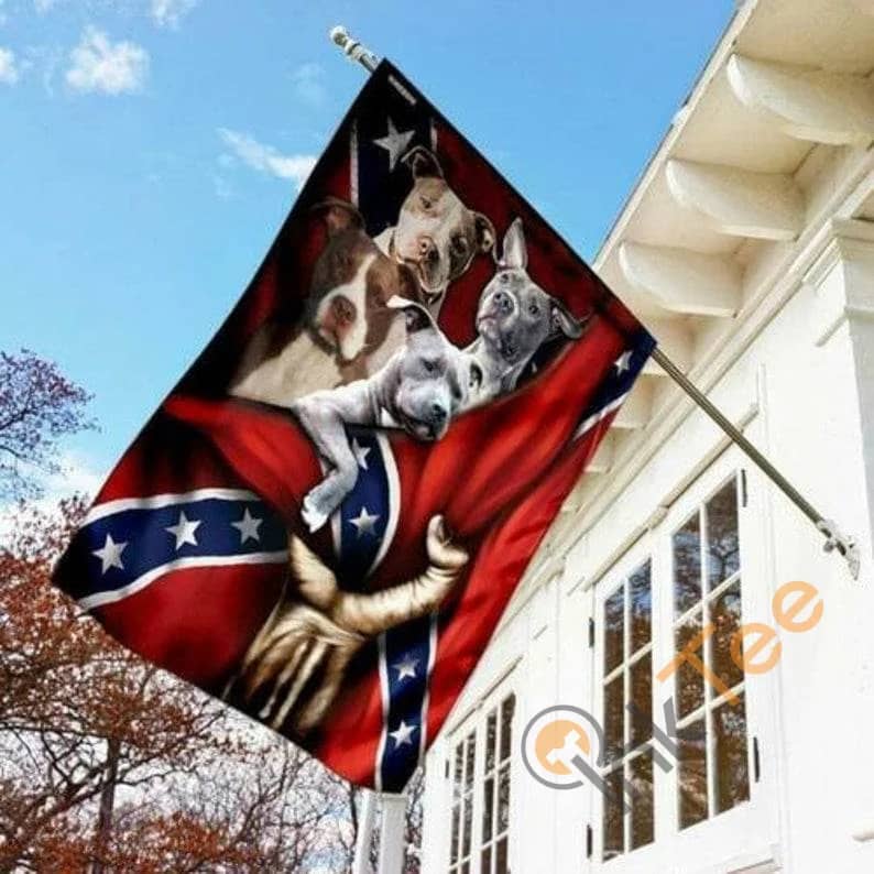 Pitbull Dogs Sku 0217 House Flag