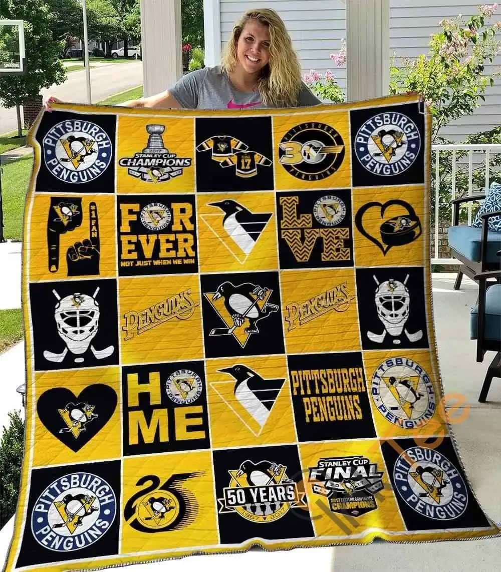 Pittsburgh Penguins Ver2  Blanket Th2906 Quilt