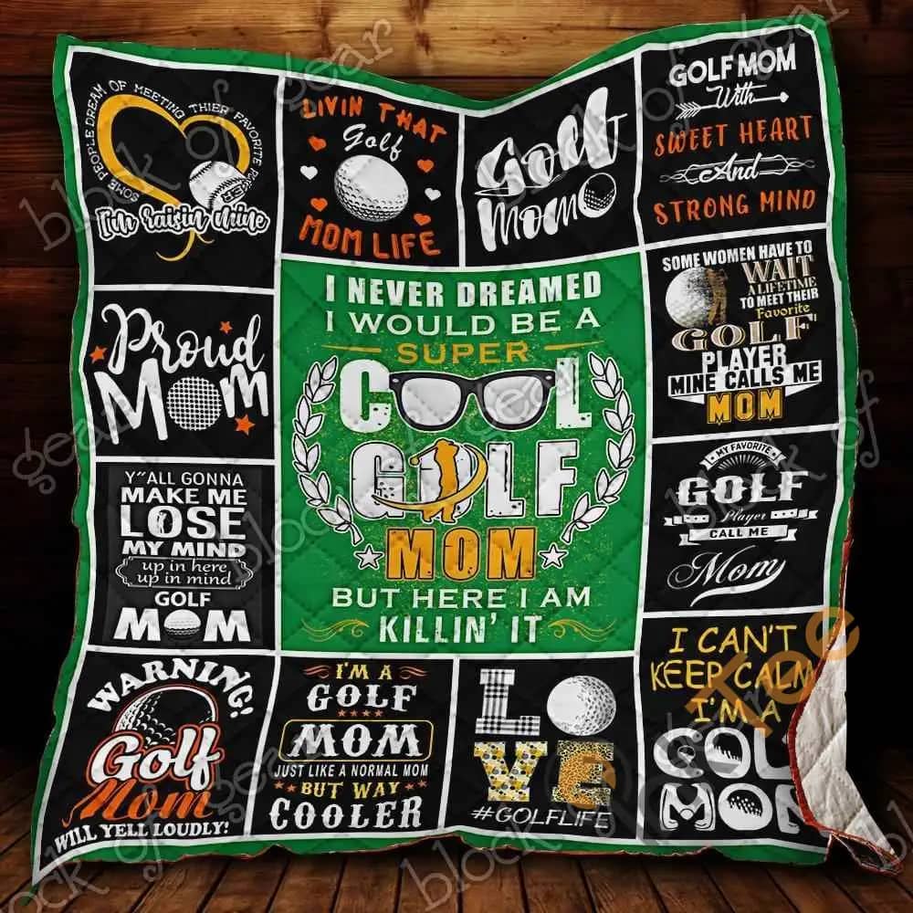 Proud Golf Mom  Blanket KC1307 Quilt