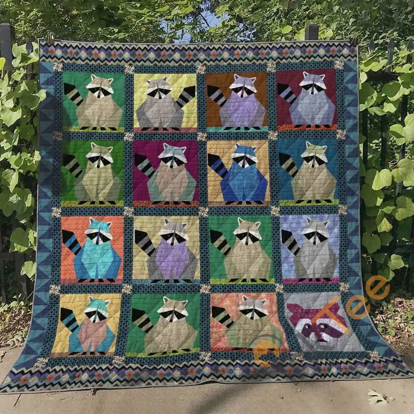 Racoon  Blanket Th2906 Quilt